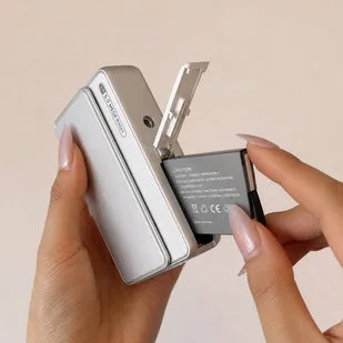Insert the battery and card
